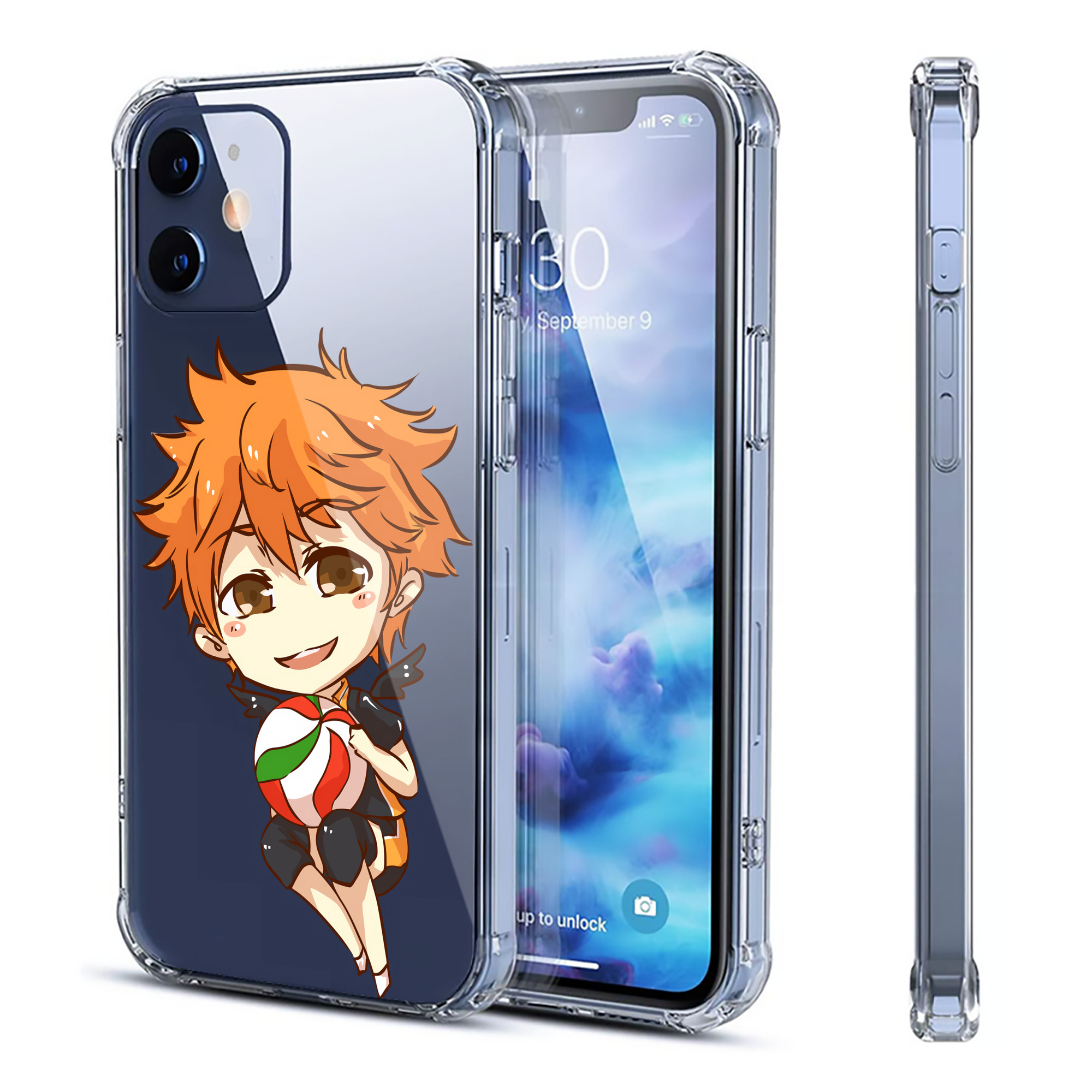 （画像用） ハイキュー!! Haikyu!! 【iPhone 12シリーズ対応】透明スマホケース（クリアソフトケース）